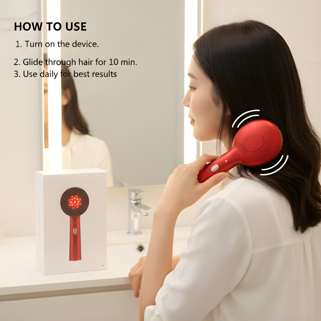 Light Therapy Scalp Massager