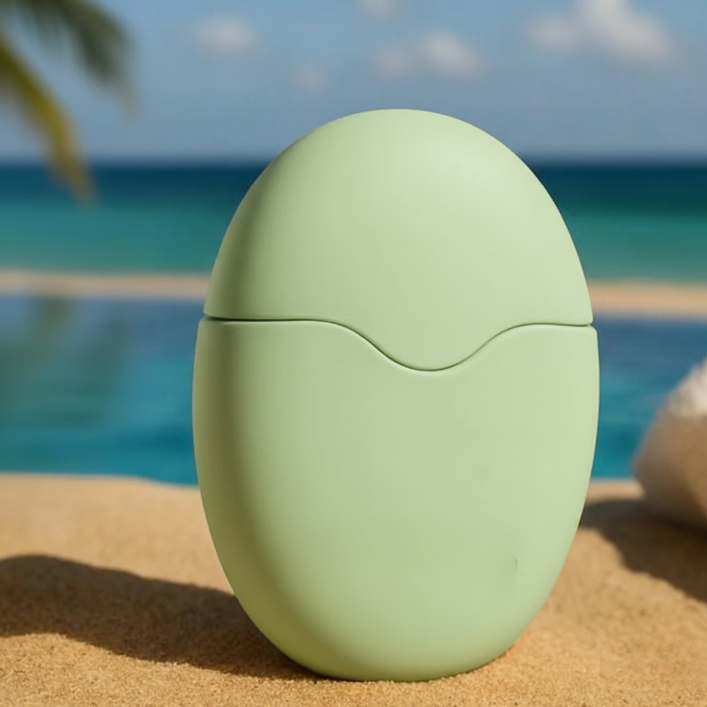 Silicone sunscreen roller applicator