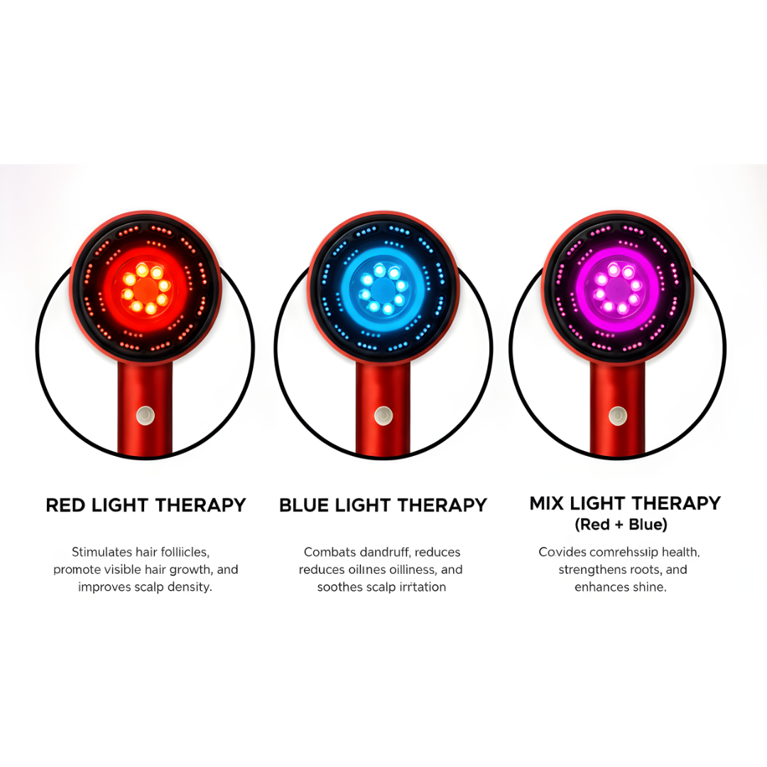 Light Therapy Scalp Massager