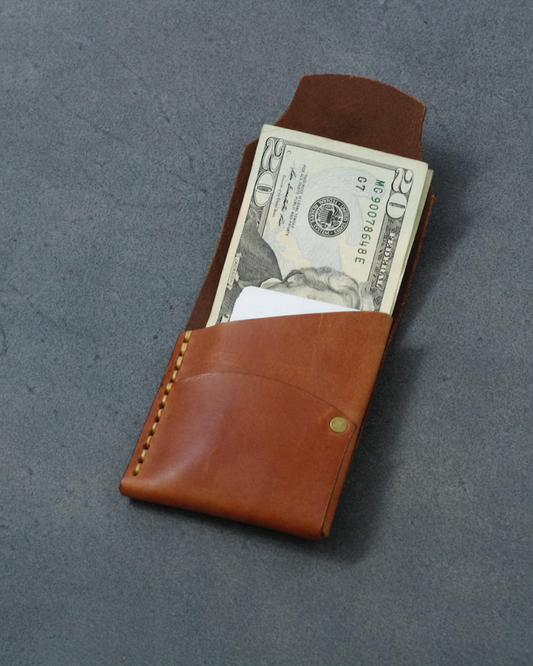 Leather Wallet Handmade, Minimalist leather wallet, slim wallet, card wallet