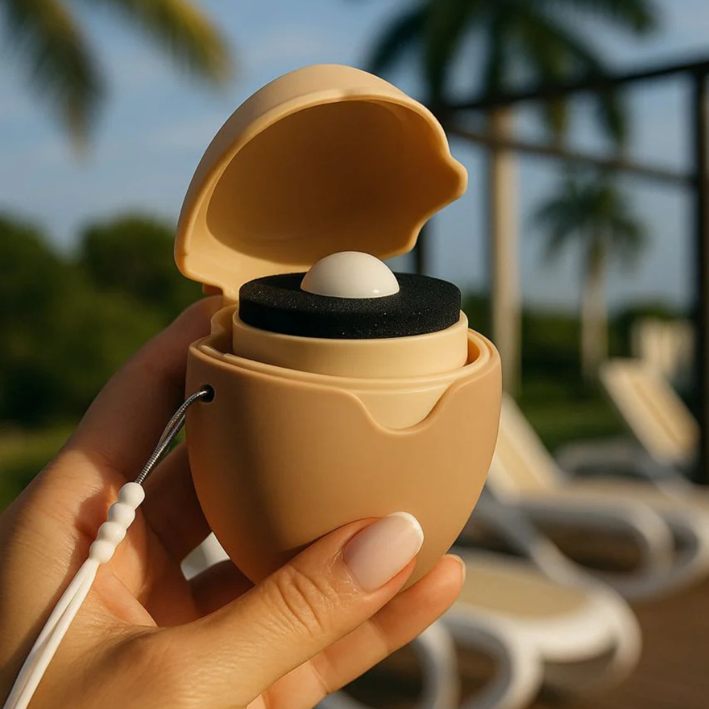 Silicone sunscreen roller applicator