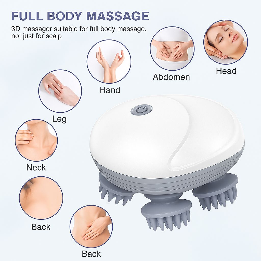 Sevia Electric Scalp & Hair Massager ( PACK OF 2 )