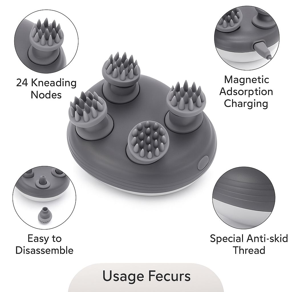 Sevia Electric Scalp & Hair Massager ( PACK OF 2 )