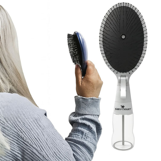 2-in-1 Hairbrush & Mister for Effortless Wet & Dry Styling ( PACK OF 2 )