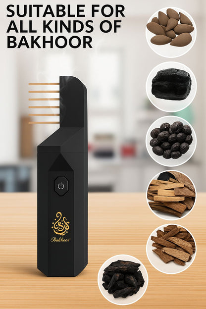 Smart Aroma Comb – Portable USB Hair & Incense Diffuser ( PACK OF 2 )