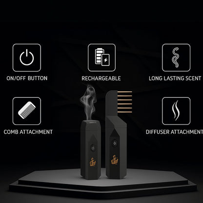 Smart Aroma Comb – Portable USB Hair & Incense Diffuser ( PACK OF 2 )